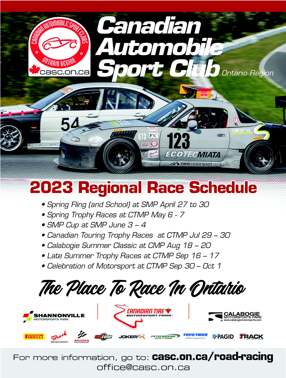 2023-casc-or-regional-racing-schedule-casc-ontario-region
